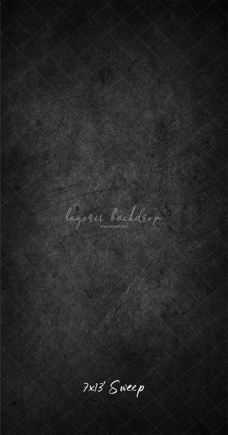 Vintage Black Cement Wall Photography Backdrop - Layoris