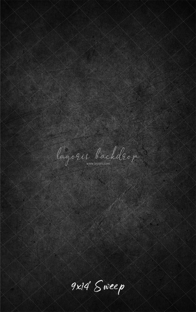 Vintage Black Cement Wall Photography Backdrop - Layoris