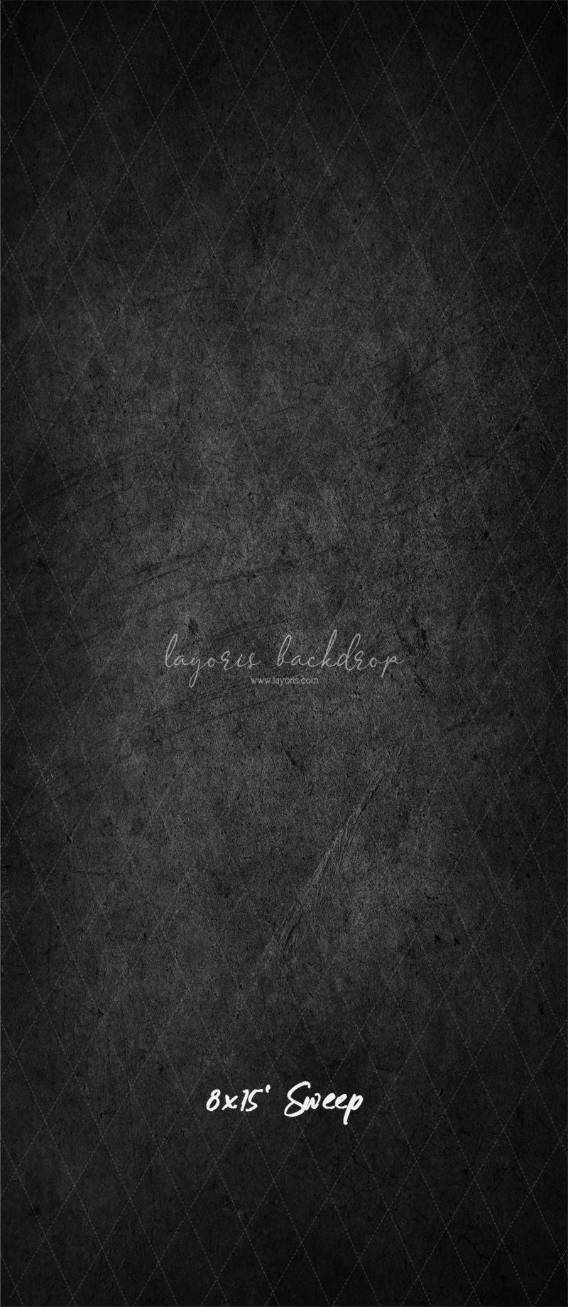 Vintage Black Cement Wall Photography Backdrop - Layoris