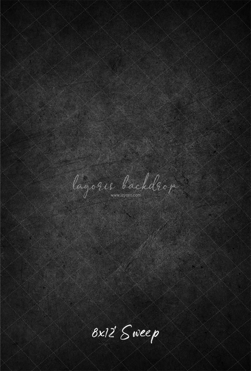 Vintage Black Cement Wall Photography Backdrop - Layoris