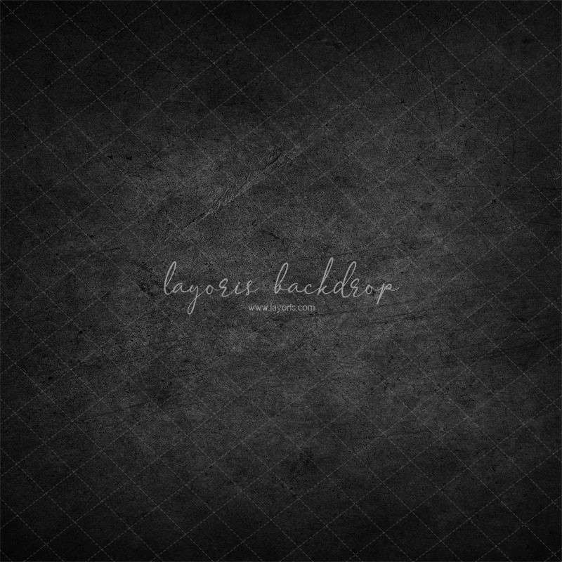Vintage Black Cement Wall Photography Backdrop - Layoris