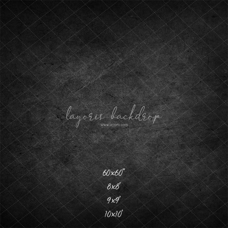 Vintage Black Cement Wall Photography Backdrop - Layoris