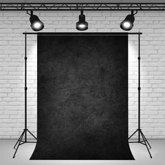 Vintage Black Cement Wall Photography Backdrop - Layoris