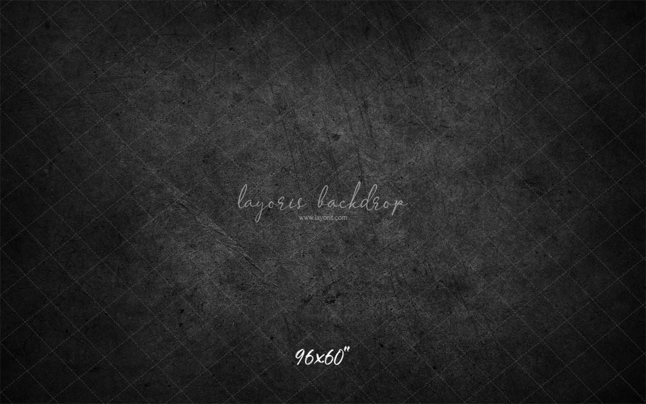 Vintage Black Cement Wall Photography Backdrop - Layoris