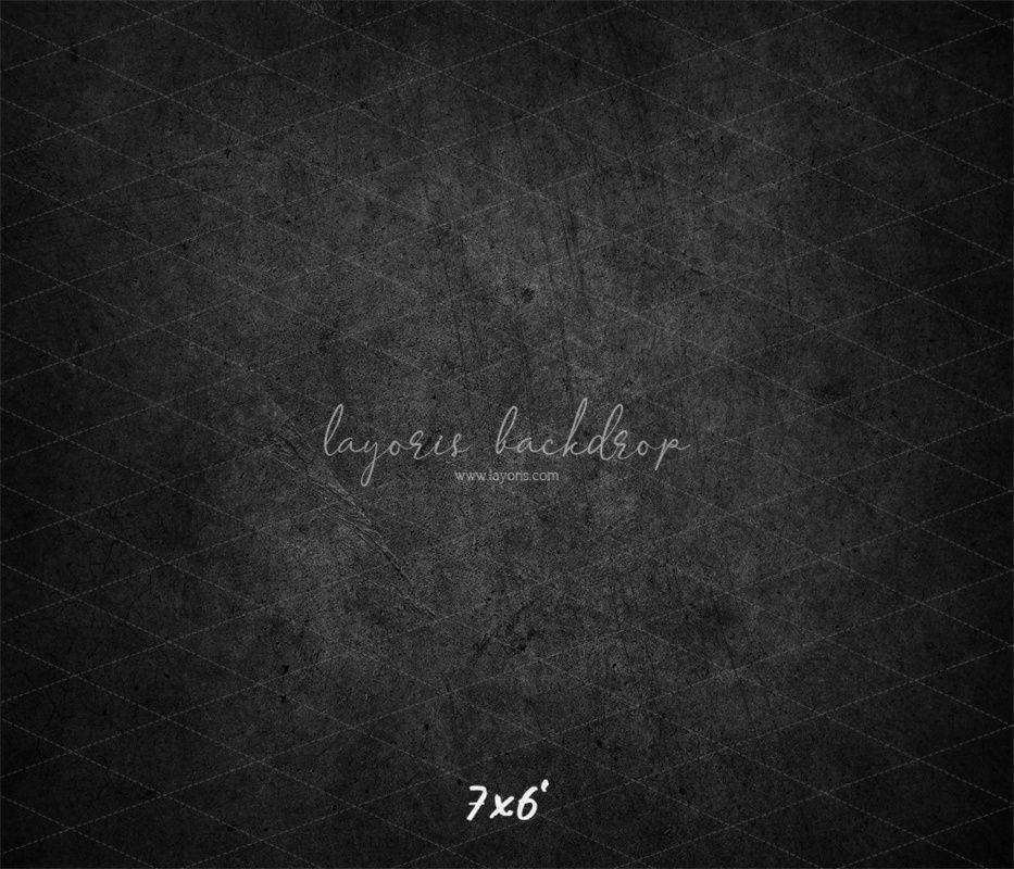 Vintage Black Cement Wall Photography Backdrop - Layoris