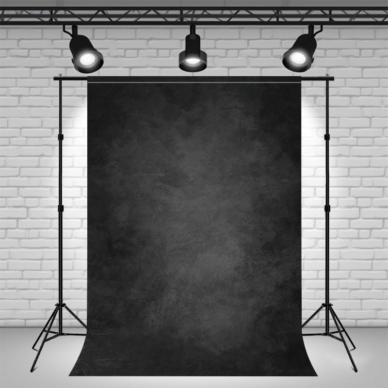 Black Old Master Abstract Texture Photo Backdrop - Layoris