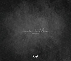 Black Old Master Abstract Texture Photo Backdrop - Layoris