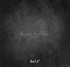 Black Old Master Abstract Texture Photo Backdrop - Layoris