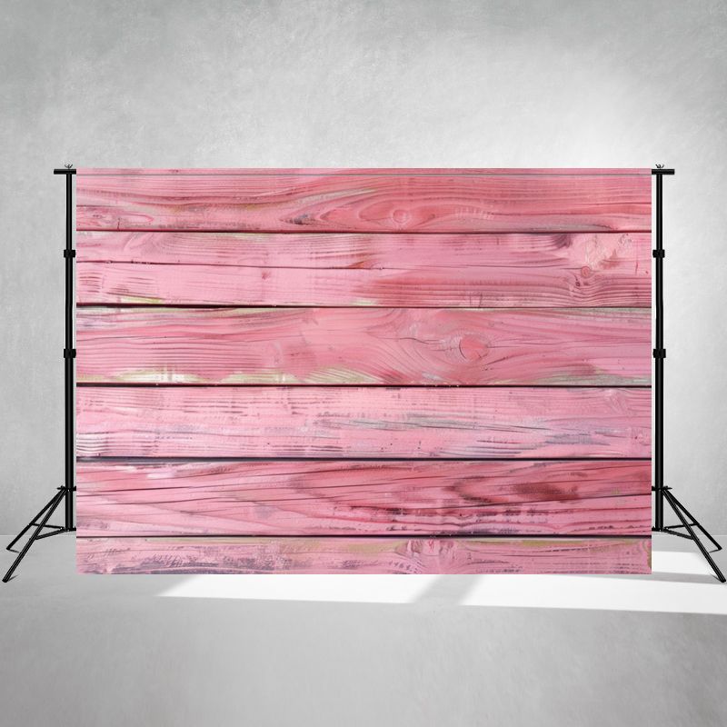 Pink Old Wooden Planks Photography Backdrop - Layoris