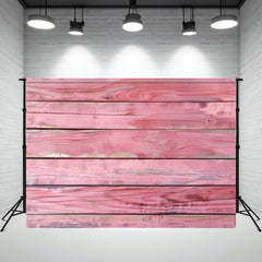 Pink Old Wooden Planks Photography Backdrop - Layoris