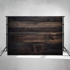 Coffee Color Gradient Wood Photography Backdrop - Layoris