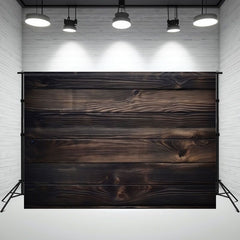 Coffee Color Gradient Wood Photography Backdrop - Layoris