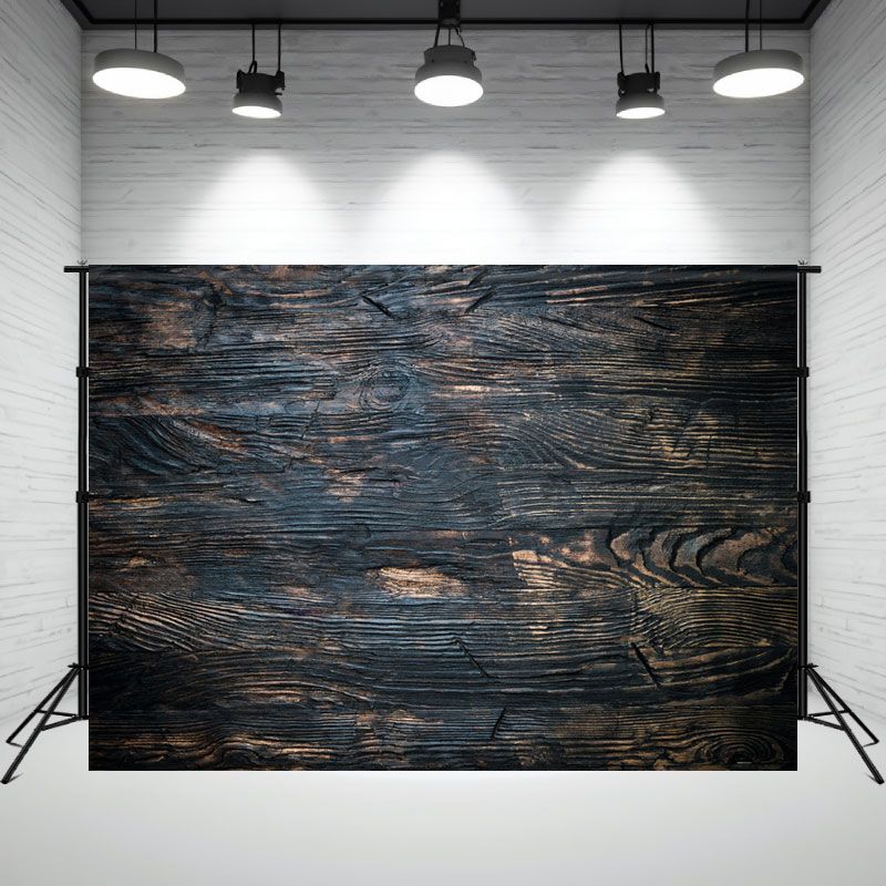 Dark Brown Texture Abstract Wood Planks Backdrop - Layoris