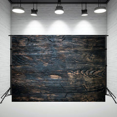 Dark Brown Texture Abstract Wood Planks Backdrop - Layoris