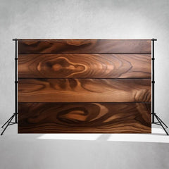 Coffee Cream Style Wooden Board Photo Backdrop - Layoris
