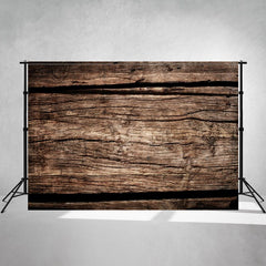 Old Wooden Planks Rustic Style Photo Backdrop - Layoris