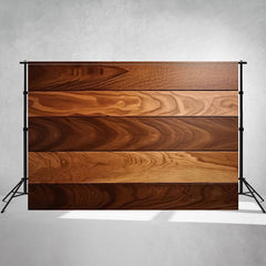 Brown Coffee Color Interwoven Wood Backdrop - Layoris