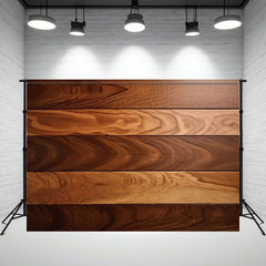 Brown Coffee Color Interwoven Wood Backdrop - Layoris