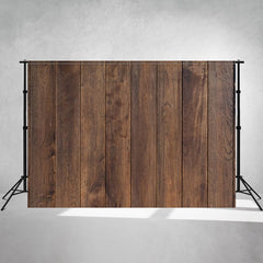 Classic Brown Wood Texture Photography Backdrop - Layoris