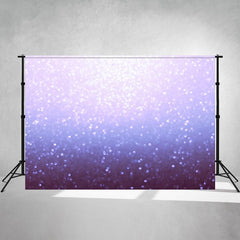 Blue Gradient Glitter Shining Photo Backdrop - Layoris