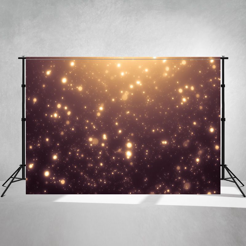 Golden Sparkle Bokeh Photography Backdrop - Layoris