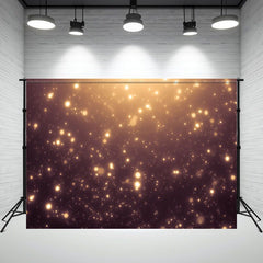 Golden Sparkle Bokeh Photography Backdrop - Layoris