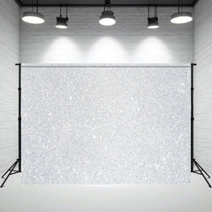 Silver Diamond Glitter Sparkle Photo Backdrop - Layoris