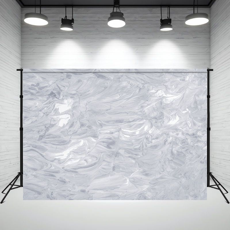 White Transparent Ripple Photography Backdrop - Layoris