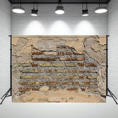 Earthy Red Brick Wall Portrait Photo Backdrop - Layoris