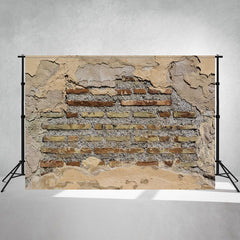 Earthy Red Brick Wall Portrait Photo Backdrop - Layoris