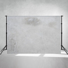 Light Grey Texture Cement Wall Portrait Backdrop - Layoris