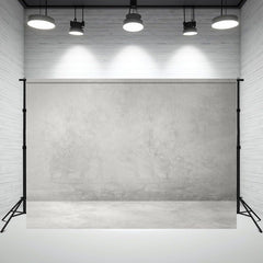Gray Cement Wall And Floor Interior Photo Backdrop - Layoris