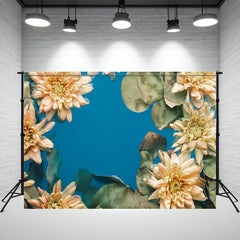 Flesh Pink Wreath Woman Photography Backdrop - Layoris