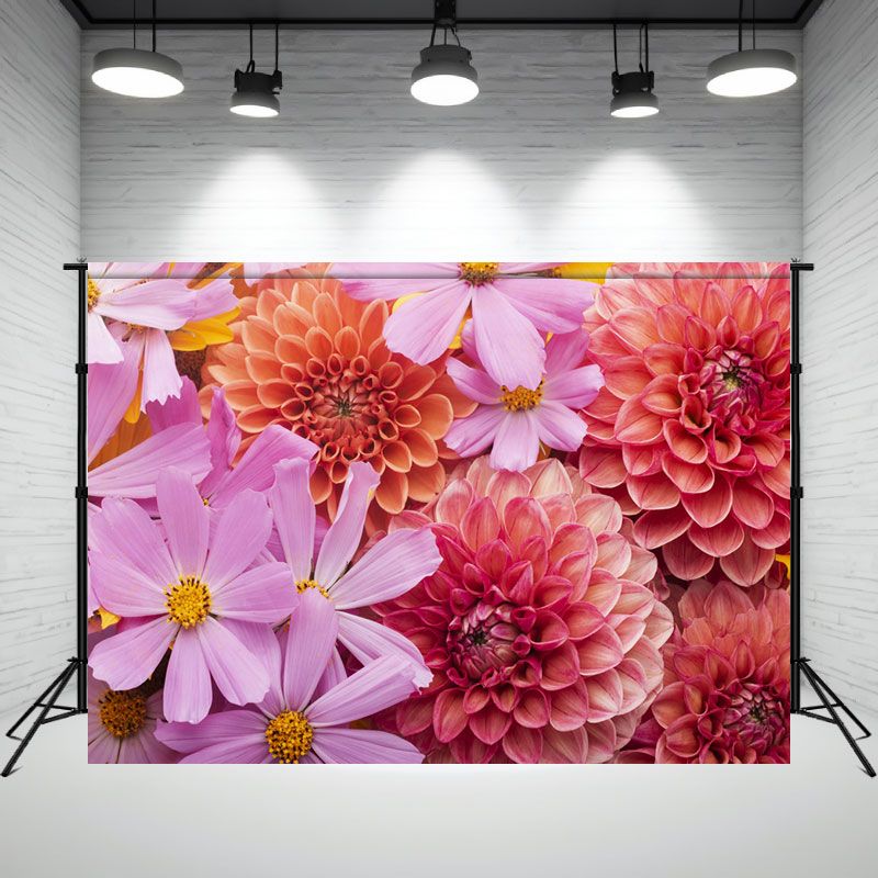 Rich Floral Woman Celebration Photo Backdrop - Layoris