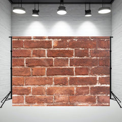 Classic Red Brick Wall Portrait Photo Backdrop - Layoris