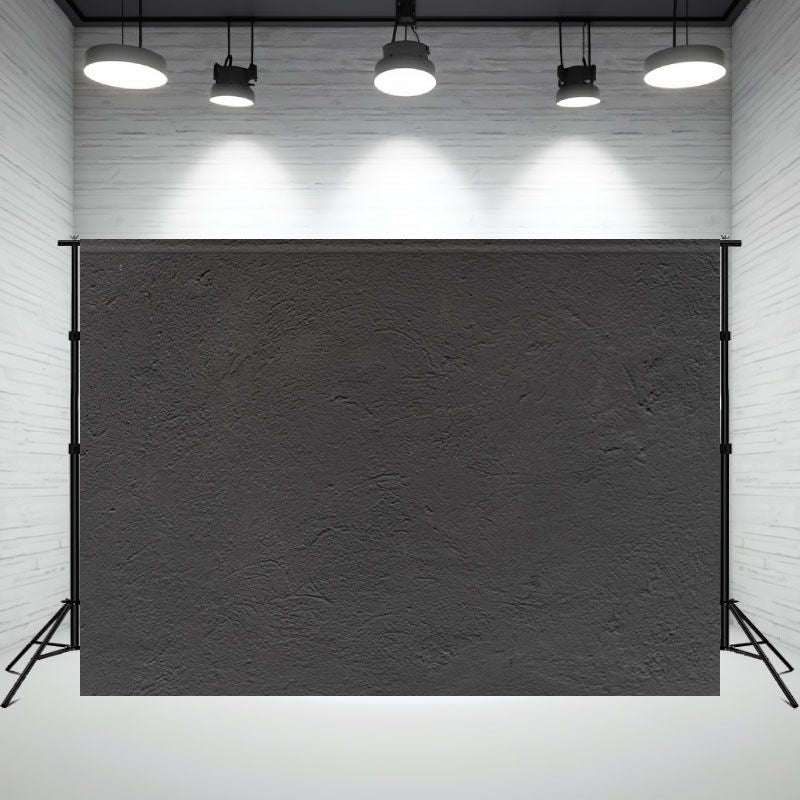 Flat Dark Gray Wall Studio Portrait Backdrop - Layoris