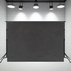 Flat Dark Gray Wall Studio Portrait Backdrop - Layoris