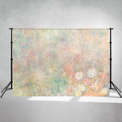 Abstract Texture Oil Painting Pink Portrait Backdrop - Layoris