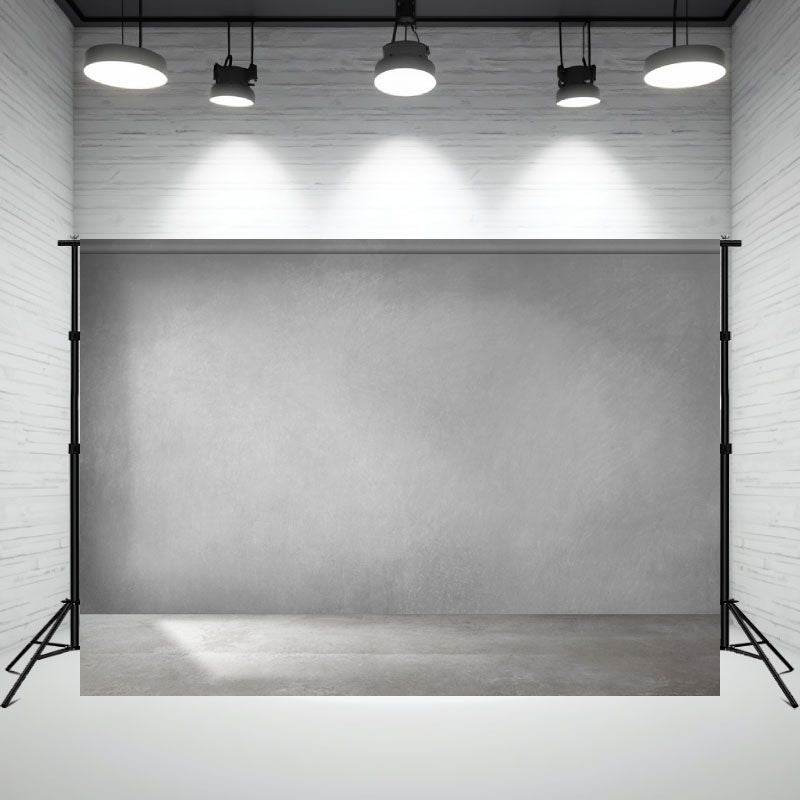 Gray Wall And Floor Studio Photography Backdrop - Layoris