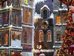 European Architectural Christmas Backdrop - Layoris