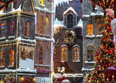 European Architectural Christmas Backdrop - Layoris