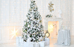 White House Christmas Tree Holiday Photo Backdrop - Layoris