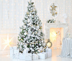 White House Christmas Tree Holiday Photo Backdrop - Layoris