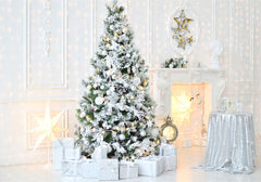 White House Christmas Tree Holiday Photo Backdrop - Layoris
