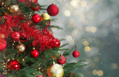 Christmas Tree Light Spot Bokeh Holiday Backdrop - Layoris