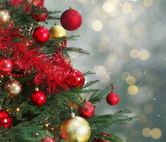 Christmas Tree Light Spot Bokeh Holiday Backdrop - Layoris