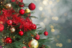 Christmas Tree Light Spot Bokeh Holiday Backdrop - Layoris