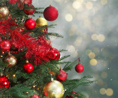 Christmas Tree Light Spot Bokeh Holiday Backdrop - Layoris