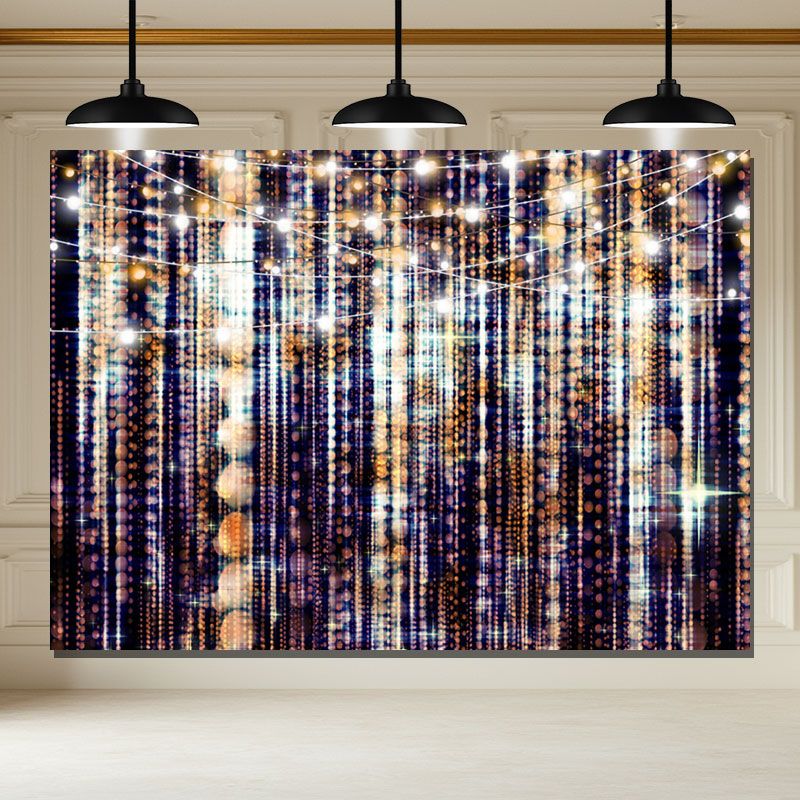 Layoris Shining Brown Birthday Backdrop