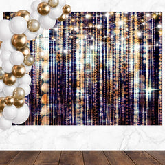 Layoris Shining Brown Birthday Backdrop